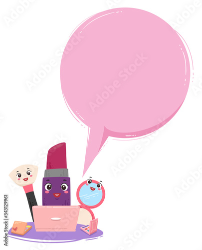 Mascot Lipstick Laptop Spee...