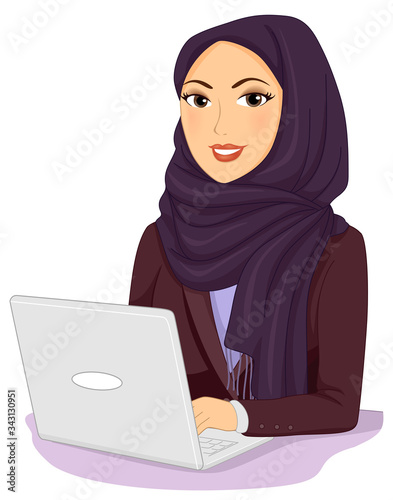 Girl Business Woman Laptop ...