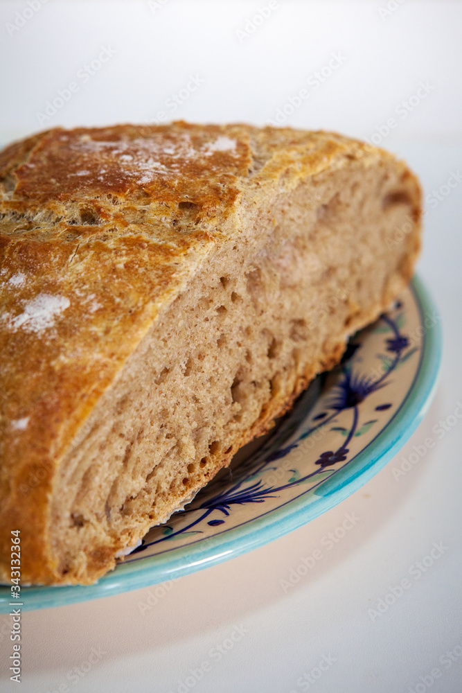 Homemade bread. Easy and delicious recipe in the practical kitchen. Homemade bread. Easy and delicious recipe in the practical kitchen.