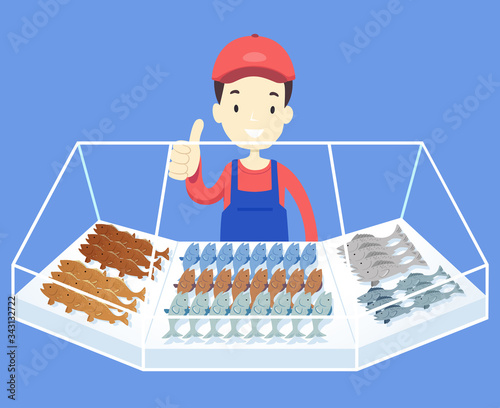 Man Sell Fish Market Okay I...