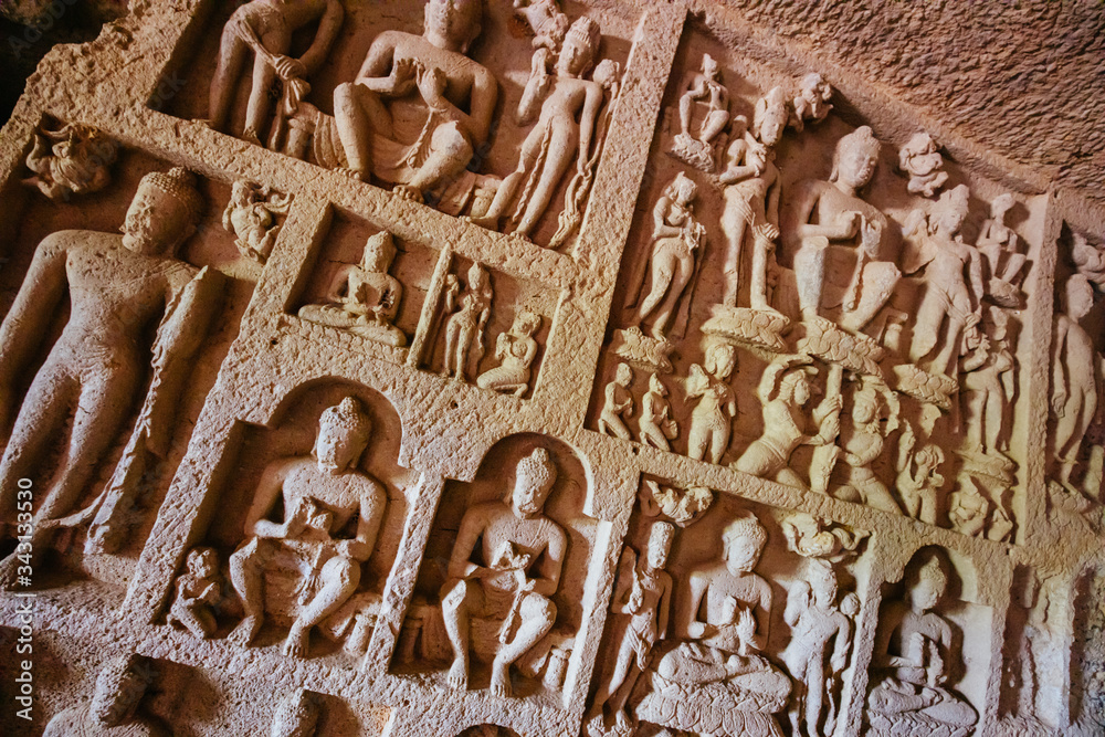 Kanheri Caves in Mumbai India