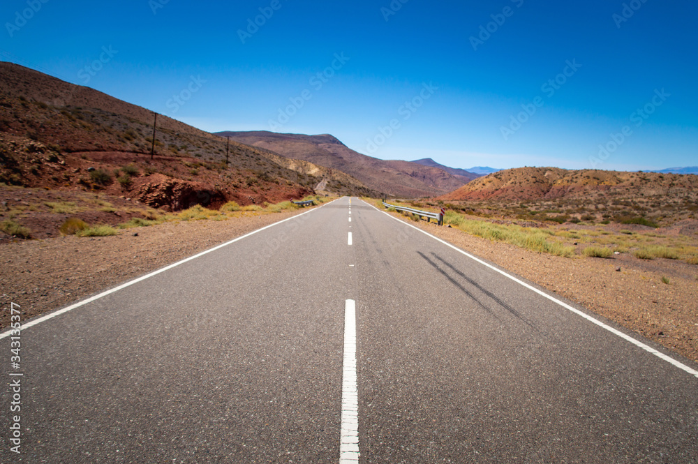 road in the Atacama desert, Chile