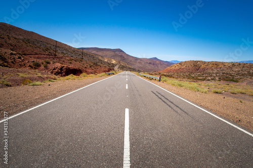 road in the Atacama desert, Chile