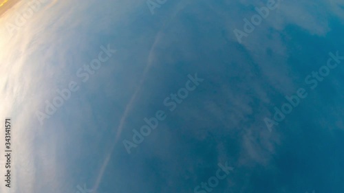 White Carpet Clouds And Blue Sky