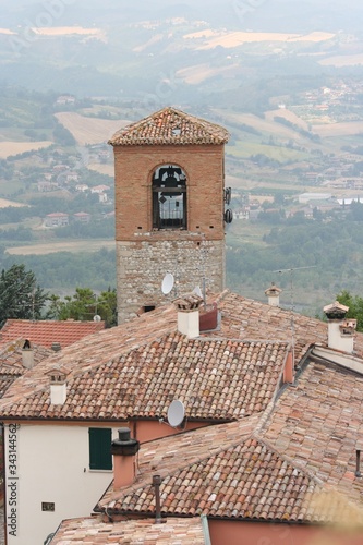 Landscape in Verucchio, Italy photo