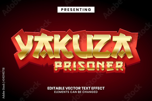 Editable text effect - japanese game style