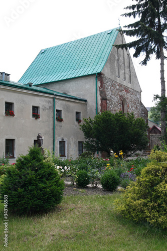  Franciscan monastery in Checiny in Poland