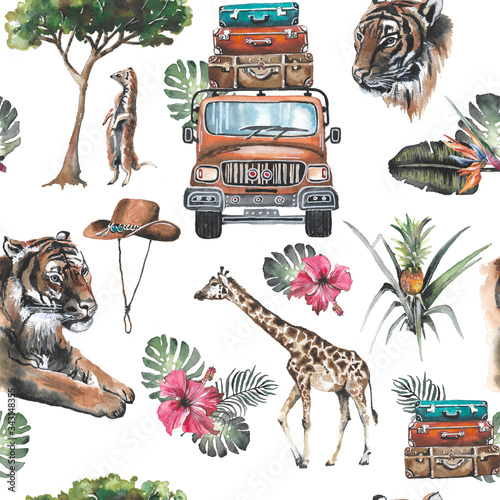 Photography Hand drawn watercolor illustration