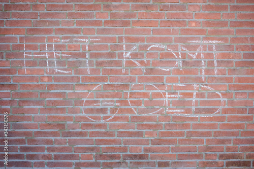 In the Dutch city of Almelo  a message was written on a brick wall  one day after Prime Minister Rutte adressed the Nation about the Coronavirus on March 16 2020. It means    everything will be fine   