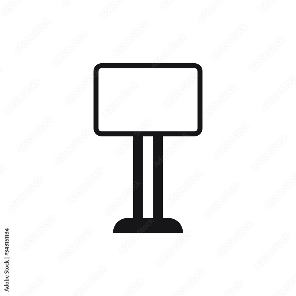 Billboard icon design. vector illustration Billboard icon design. vector illustration