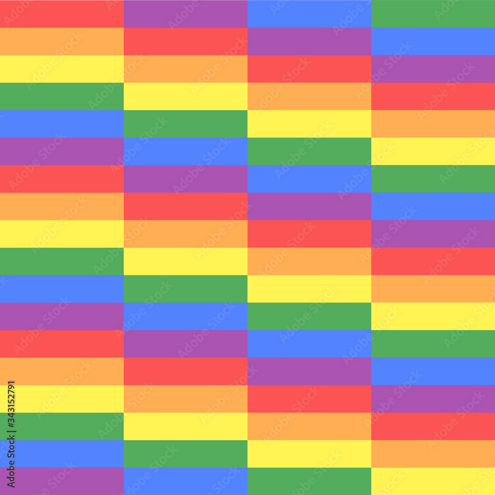 Colorful rainbow LGBTQ+ background pattern Colorful rainbow LGBTQ+ background pattern