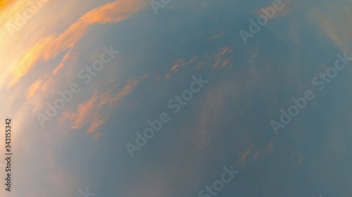 White Carpet Clouds And Blue Sky