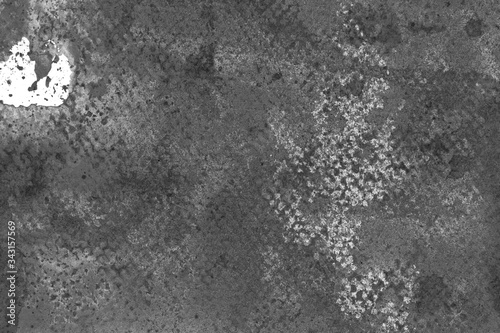 Ink on paper, applied with sponge texture