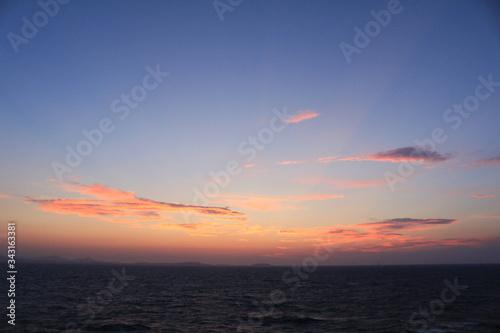 Sunset on the Greek Islands
