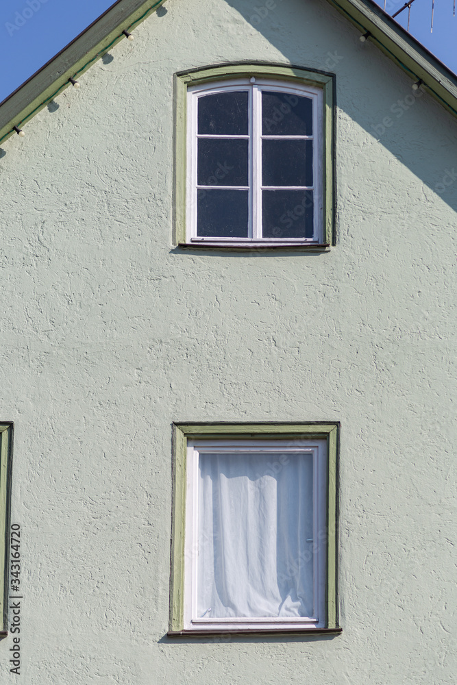 facades of historical framework buildings