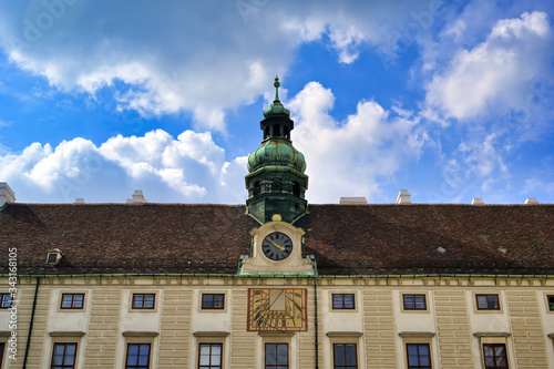 Vienna, Austria - May 19, 2019 - The Hofburg Palace is a complex of palaces from the Habsburg dynasty located in Vienna, Austria. photo