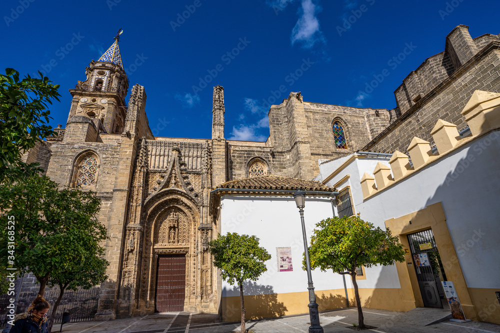 Fototapeta premium The San Miguel church in the town of Jerez de la Frontera in Andalusia, Spain