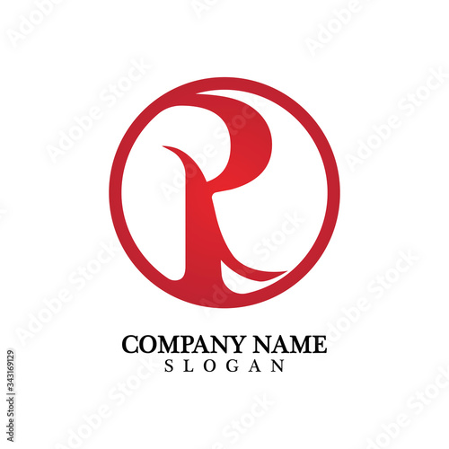 R Letter Logo Business Template Vector icon