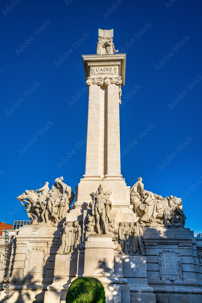Obraz premium Monumento a la Constitucion de 1812, Cadiz, Andalucia, Spain