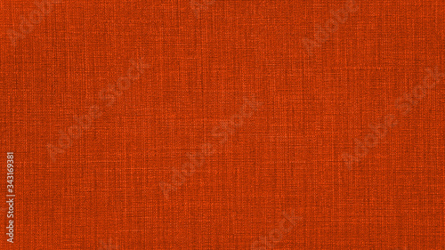 Red natural cotton linen textile texture background