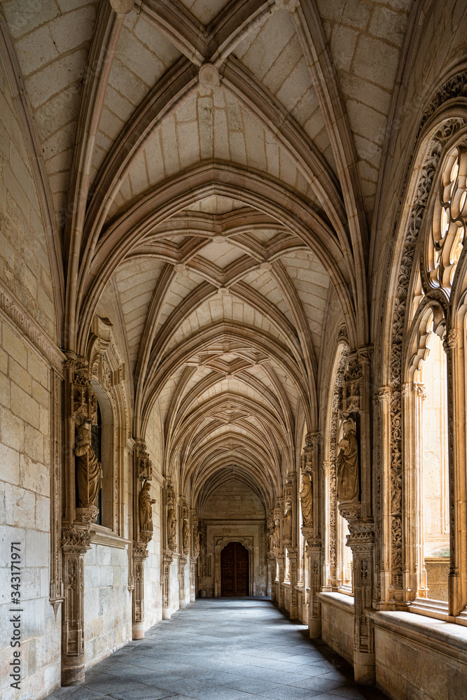 Monastery of San Juan de los Reyes in the Old city of Toledo, Spain