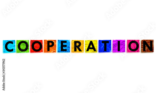 words written on colored paper that is full of meaning and meaning