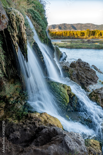 Fall Creek Falls on the Snake River Idaho in the fall