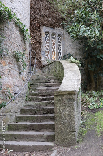Fototapeta Naklejka Na Ścianę i Meble -  old stone stairs