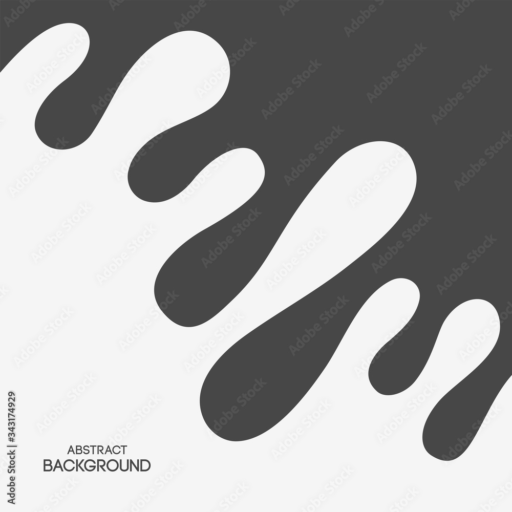 Abstract liquid shapes background. Smooth geometric shapes composition. Applicable for covers, placards, posters, brochures, flyers, banner designs. Monochrome vector illustration. Abstract liquid shapes background. Smooth geometric shapes composition. Applicable for covers, placards, posters, brochures, flyers, banner designs. Monochrome vector illustration.