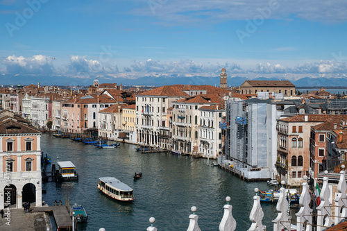 Vista dall altop del Canal Grande di Venezia
