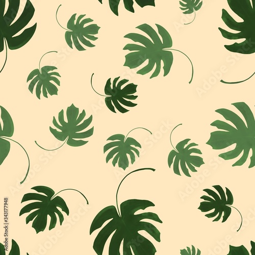 Monstera pattern