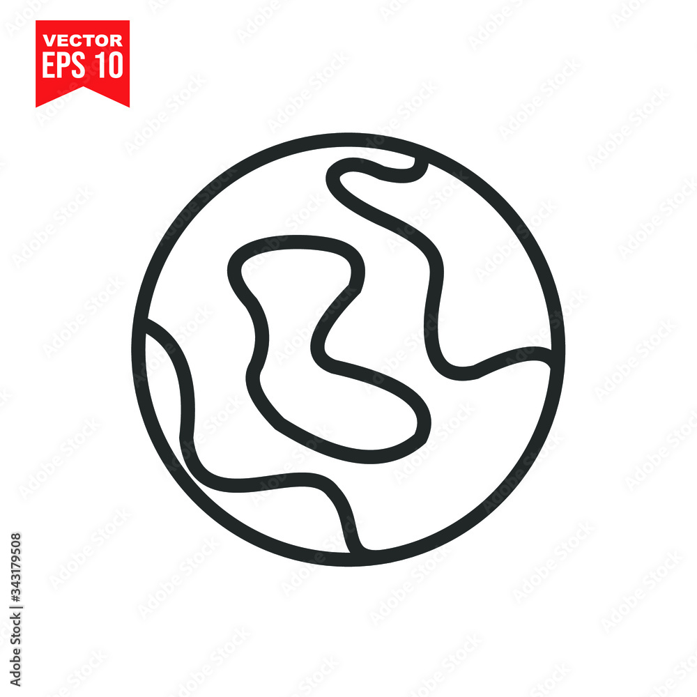globe icon symbol Flat vector illustration for graphic and web design. globe icon symbol Flat vector illustration for graphic and web design.