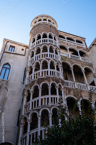 Obraz na płótnie Scala Contarini del Bovolo a Venezia w salonie