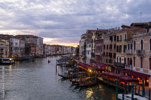 Canal grande di Venezia visto dall alto