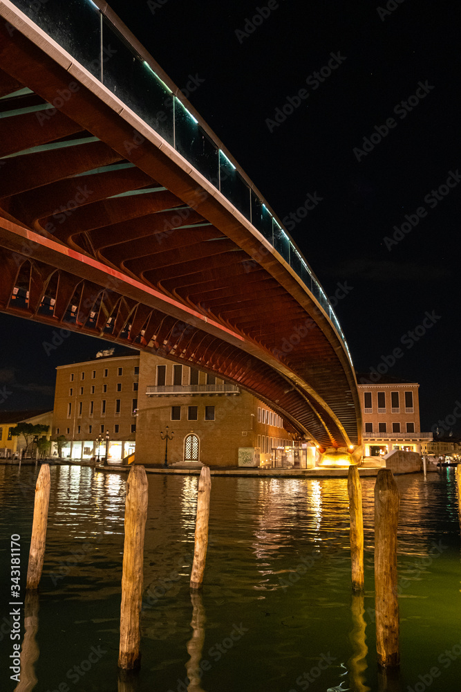 Ponte in acciaio a Venezia