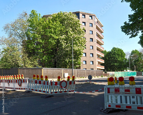 Wabenhaus in Grevenbroich in Germany in corona time