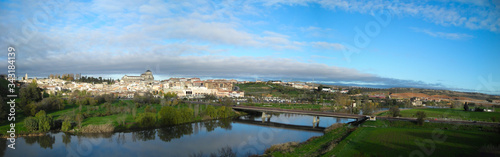 Toledo panorama with bridge and river