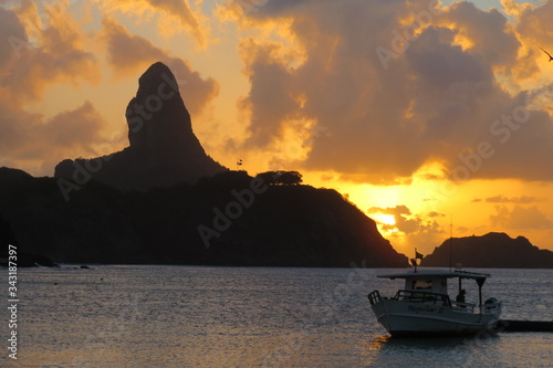 Sunset in Fernando de Noronha, Brasil