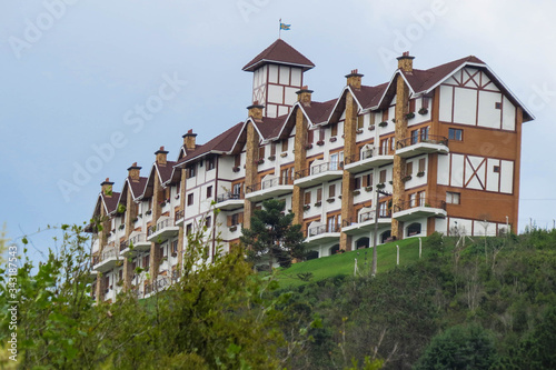 Old houses in the montain