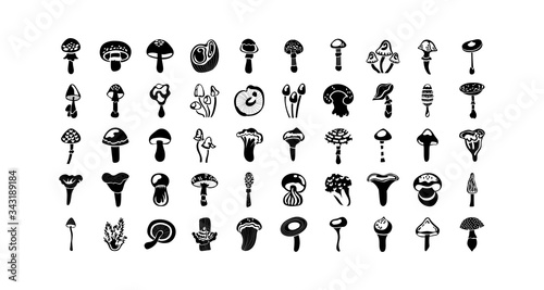 bundle of fungus set icons