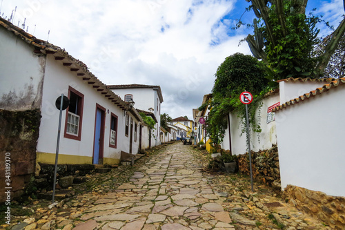 Streets of Tiradentes in Brasil