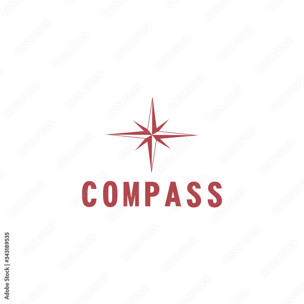 vector illustration compass icon flat design vector illustration compass icon flat design