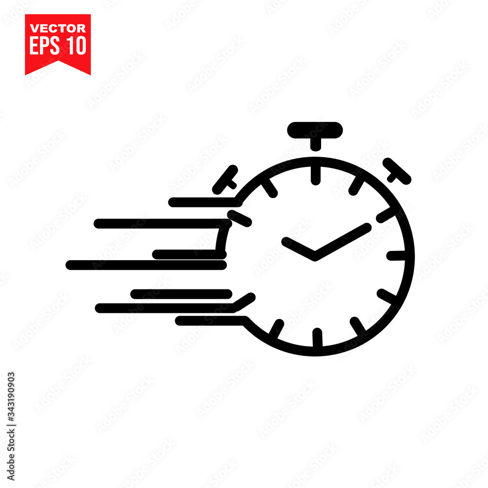 time to go Icon symbol Flat vector illustration for graphic and web design. time to go Icon symbol Flat vector illustration for graphic and web design.