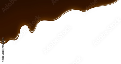 溶けたチョコレートの背景素材