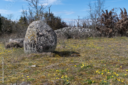 Iron age burial site photo