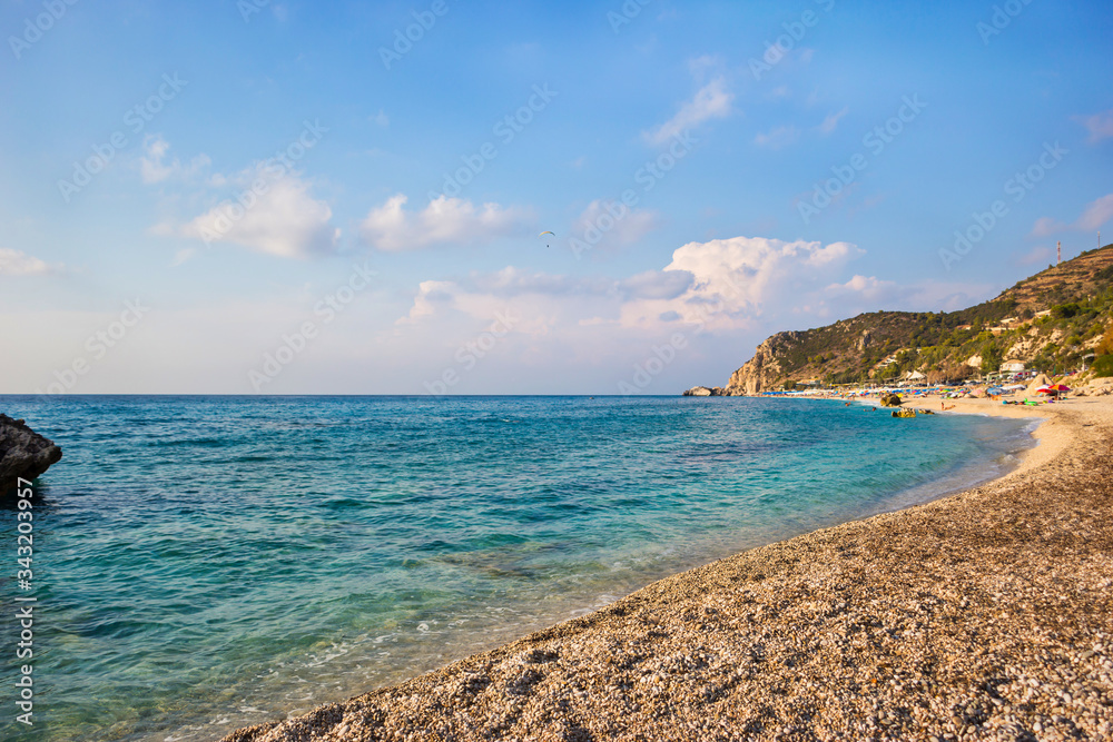 Kathisma beach on Lefkada island