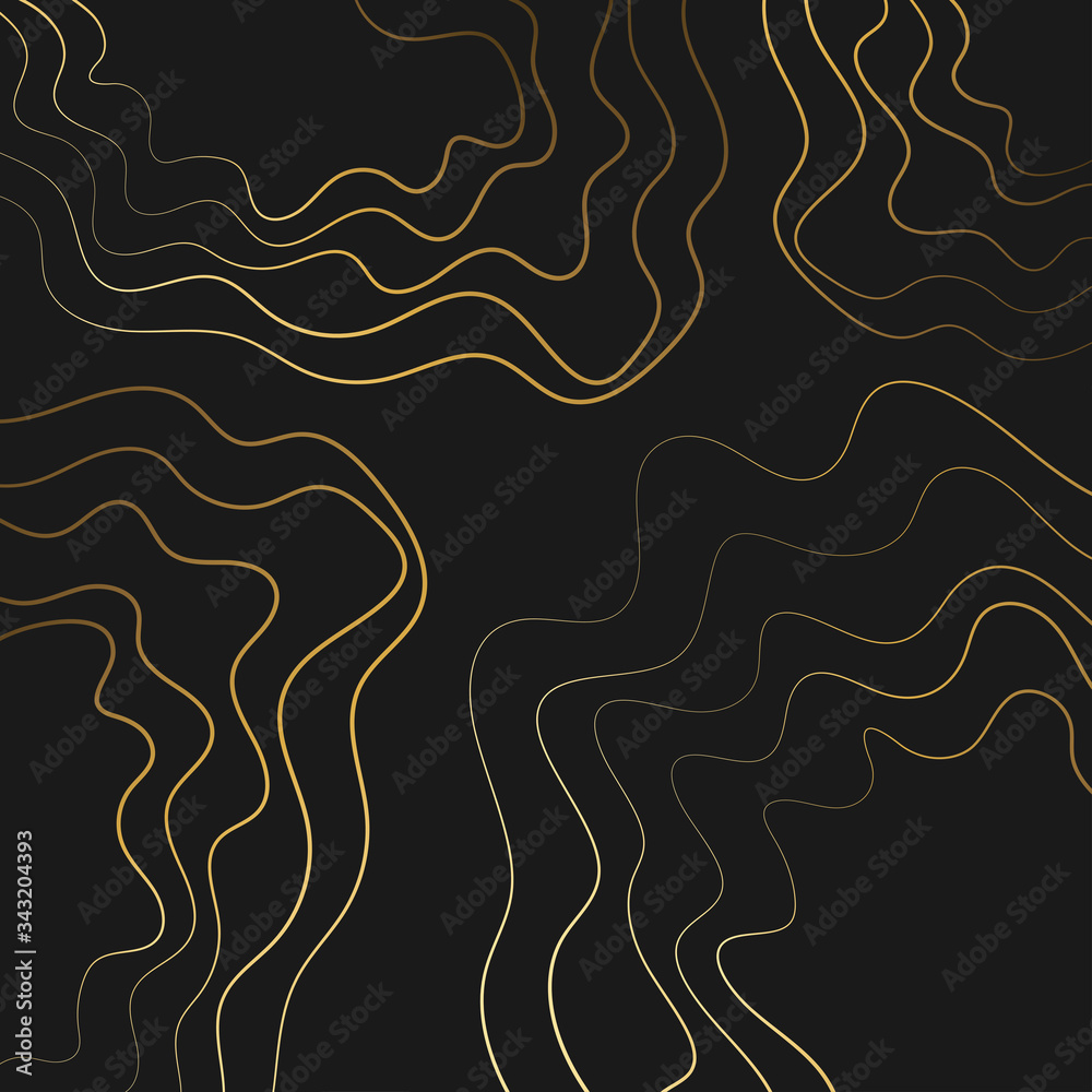 Black and gold paper cut wallpaper