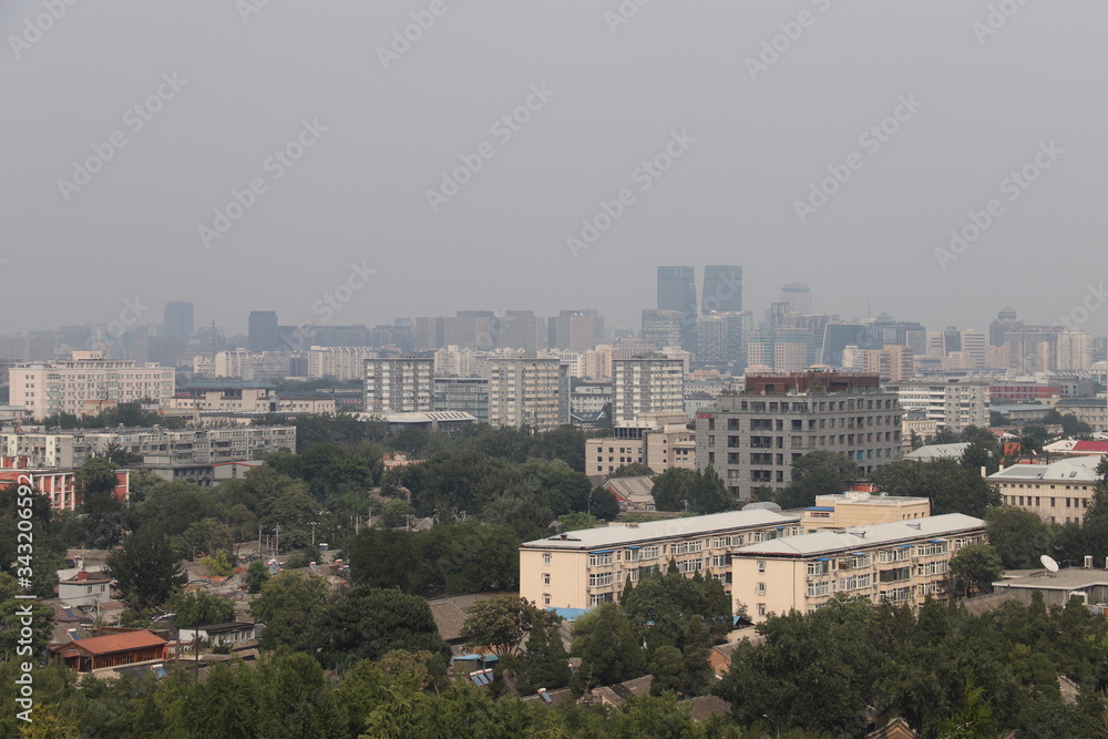 Paysage urbain à Pékin, Chine