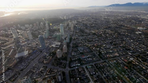 Metrotown Kingsway Burnaby Aerial View photo