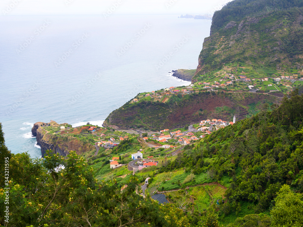 Alpine village in Madeira, Portugal, Europe